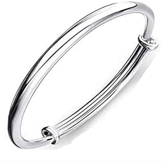 Simple Style 925 Sterling Silver Bangle Women Gift Bracelets Bangles