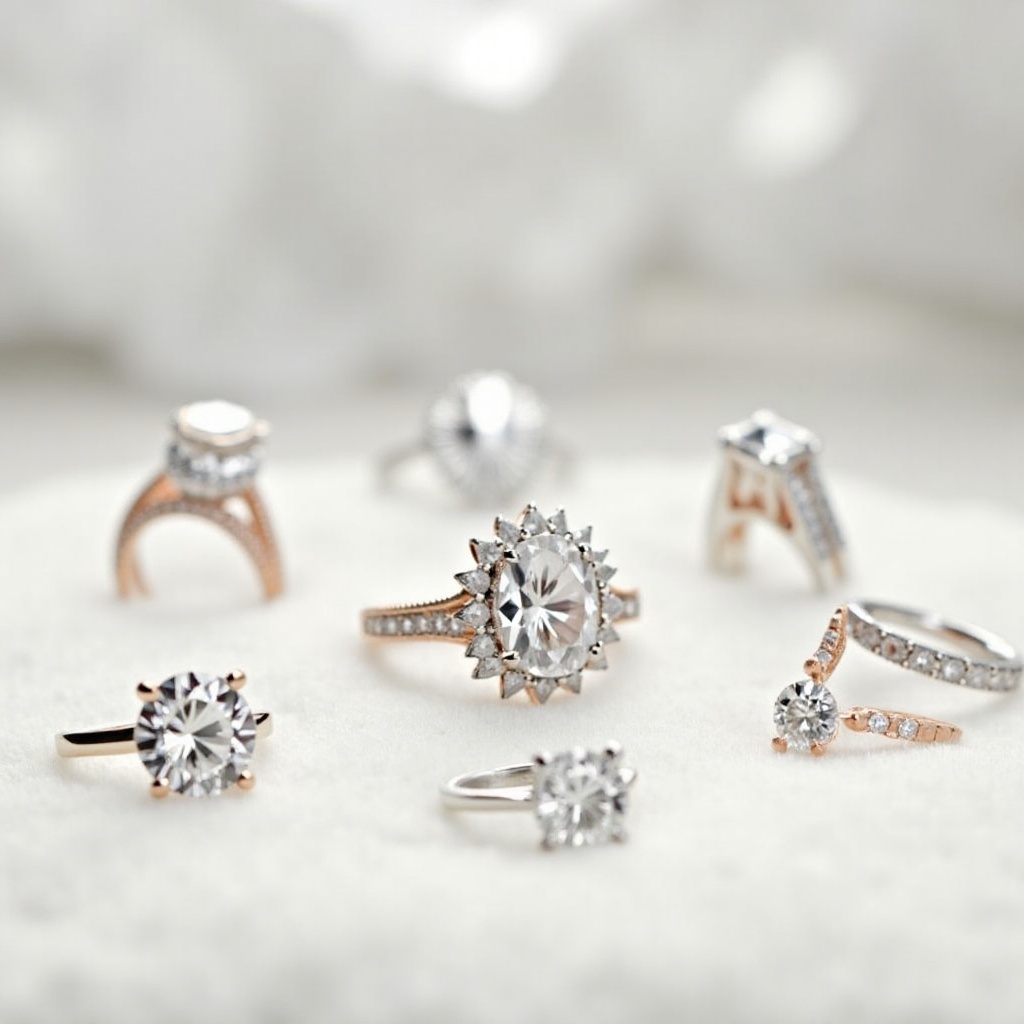 anillos de brillantes