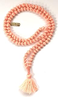 Hand Knotted 108+1 Wool Mala beads, Chakra mala, meditation mala, Eco friendly light chanting mantra mala beads necklace, Soft light - Energized - Available In 6 colors for different chakras