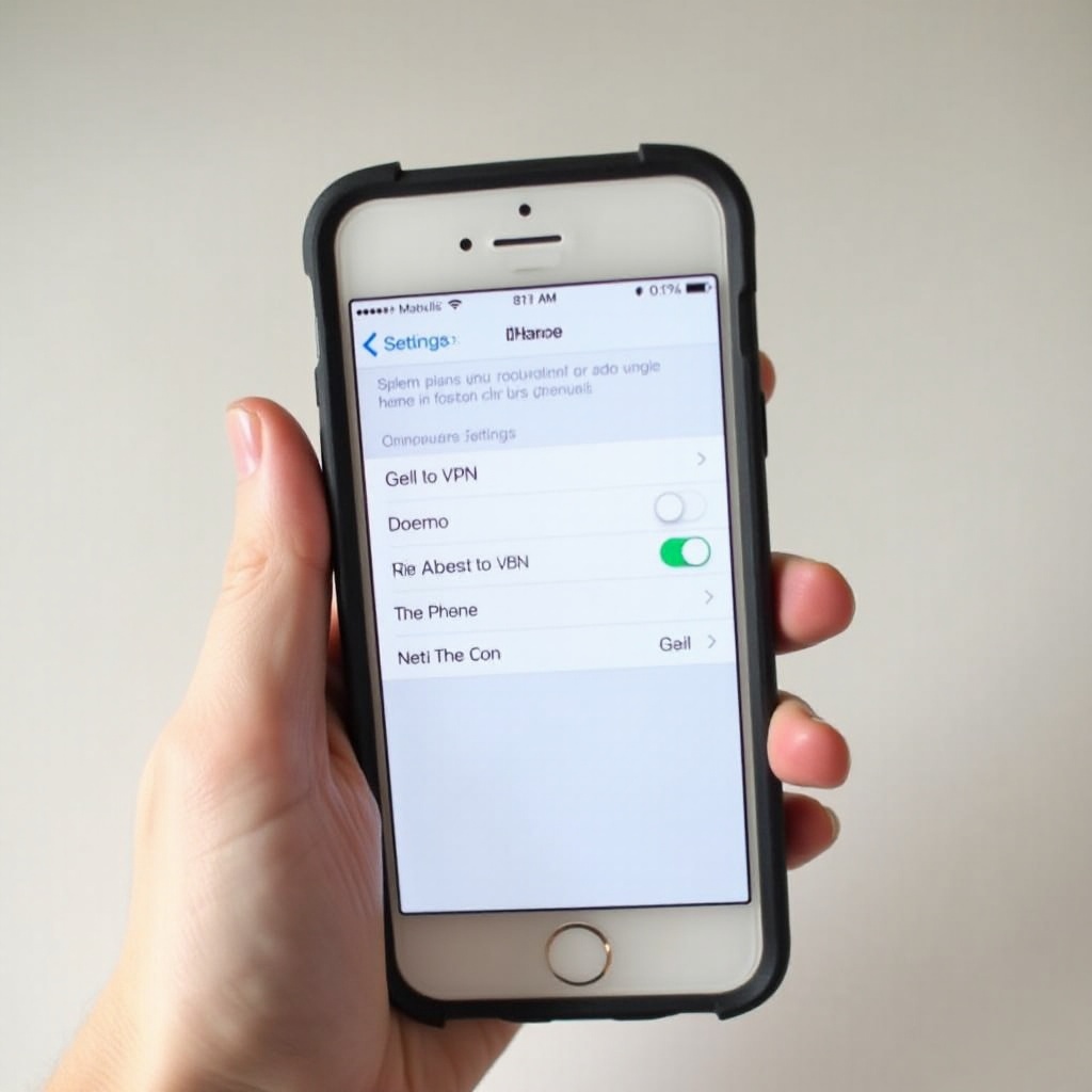how to turn off vpn iphone