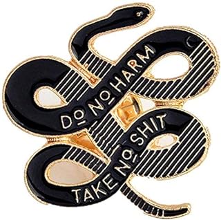 Janedream Women Bohemian Snake Brooch Banquet Badge Pins Buckle Badge Backpack Bag Pins Punk