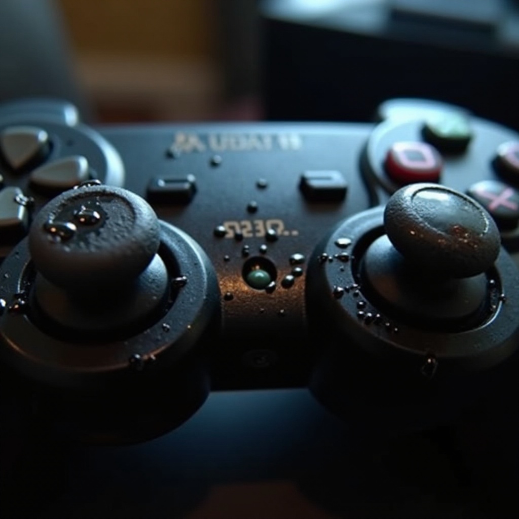 benutzer playstation controller mit wasserschaden