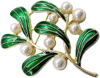Holibanna Creative Leaf Brooch Beautiful Leaf Brooch Decorate European Fashion Woman