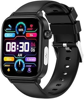 スマートウォッチ【高齢者見守り】1.96インチ大画面＆IP68防水機能搭載、Bluetooth5.3通話機能と睡眠管理。シニアに最適なデバイス