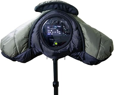 CamRebel All-Weather Camera Cover with Cold-Proof and Sound-Proof Features, for Cameras with Lenses up to 200mm. Ideal for DSLR Photographers Outdoor and in Extreme Conditions