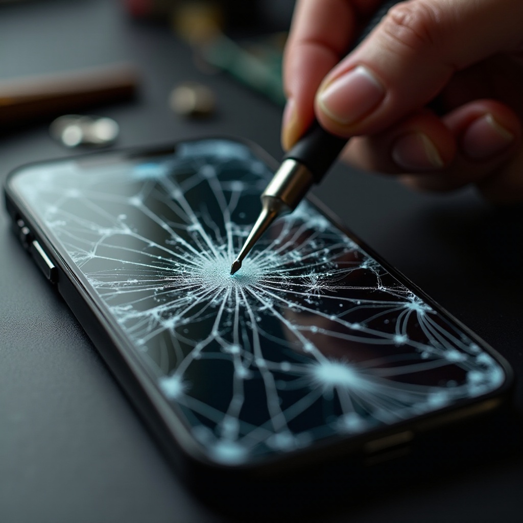 kaputtes handy bildschirm