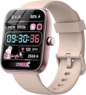 スマートウォッチ コスパ最強モデル Bluetooth5.3通話機能＆Alexa搭載 1.83インチ大画面 健康管理機能付き 女性向けスポーツ用時計