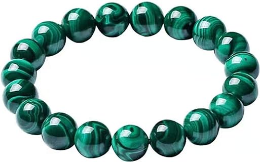10mm Natural Chrysocolla Malachite Gemstone Crystal Round Beads Bracelet AAAA