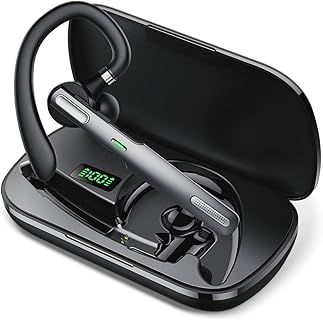 Hendari G3 Bluetooth Headset für Erwachsene mit Geräuschunterdrückung und 100 Stunden Sprechzeit, LED Ladecase und dualer Geräteverbindung, ideal für Autofahren und Business