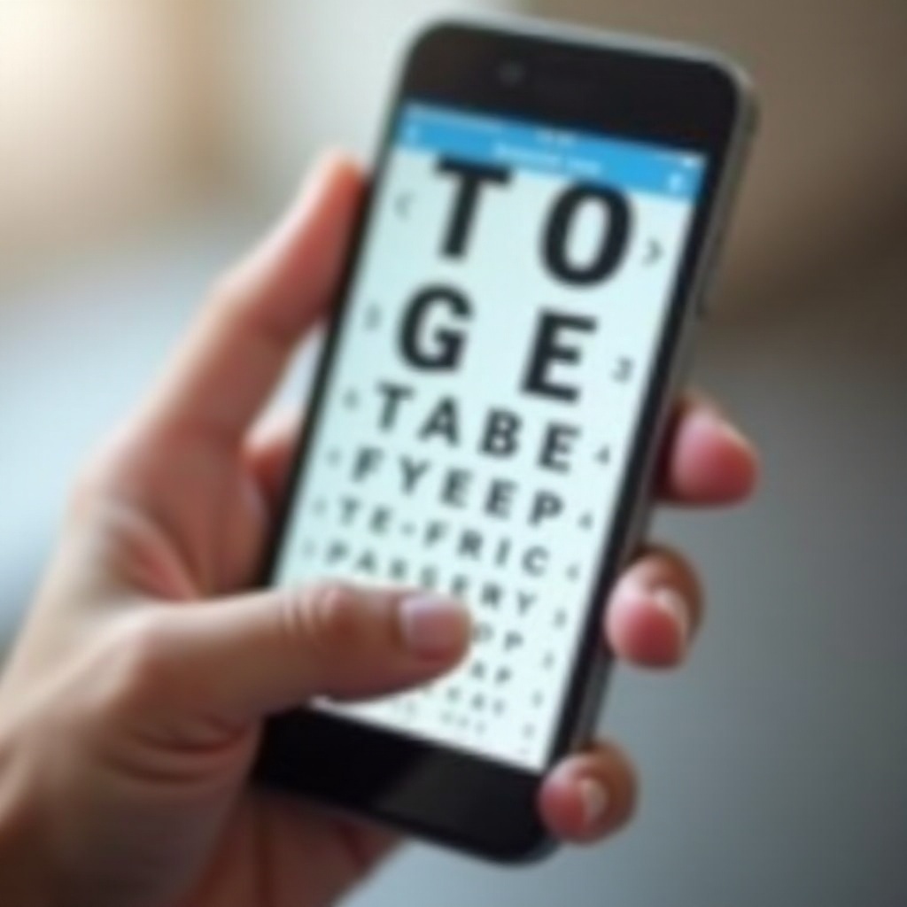 Online-Sehtest Handy: Ihr vollständiger Leitfaden auf Ihrem Smartphone