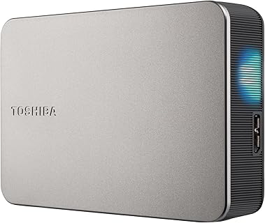Toshiba Canvio Flex Disco Duro 4TB Plata con USB-A y USB-C, 5400 RPM, para Multimedia Personal y Profesional. Perfecto para Smartphones, Tablets, Mac y PC Windows