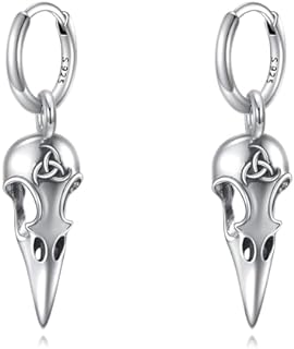 925 Sterling Silver Sword Drop Earrings Moon Phase Dangle Earrings Jewelry Gift for Women Men Girls