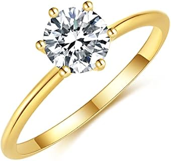 Moissanite Rings for Women Moissanite Wedding Band Moissanite Solitaire Engagement Ring Infinity Ring 925 Sterling Silver Rings Promise Rings for Mom Wife Jewelry Gifts