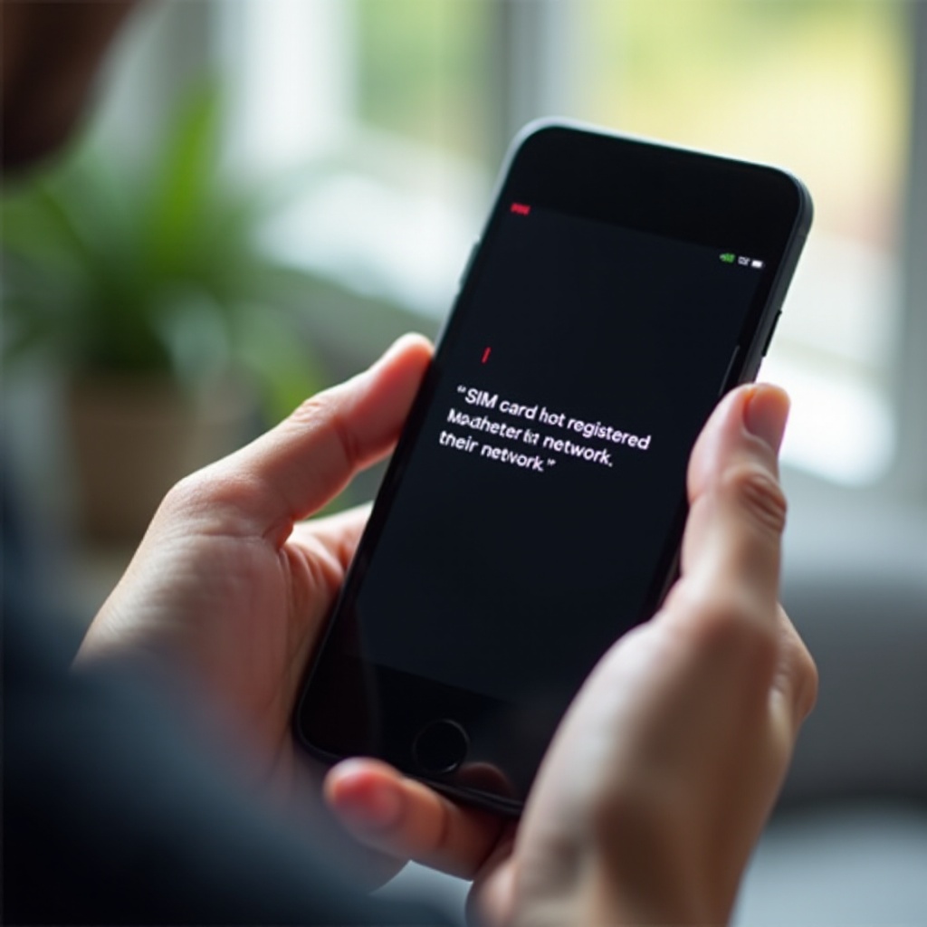 Carte SIM non enregistré sur le réseau : que faire ?
