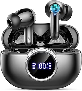 Rinsmola G21 Pro Bluetooth 5.4 Kabellose In Ear Kopfhörer mit 36 Std Spielzeit und ENC Noise Cancelling Mic, IP7 Wasserdicht, Ideal für Musik, Sport und Reisen