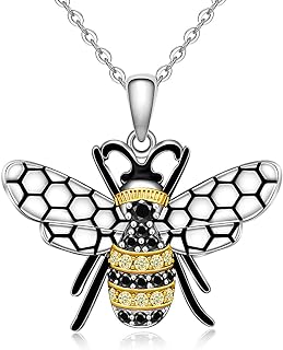 Snowflake Christmas Tree Axolotl Flamingo Bee Necklace for Women Sterling Silver Animal Axolotls Pendant Jewelry Gifts