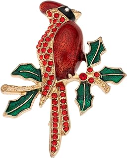 MADISON TYLER Christmas Dachshund Pin Brooch for Backpacks | Cute Gold Pave Rhinestone Dachshund Dog Pin | Pins Aesthetic Holiday Gifts for Friends and Kids.