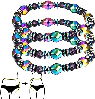 3pcs Adjustable Lymph Drainage Carnelian Magnetic Bracelet,Slimming Magnetic Hematite Bracelet,Magnetic Lymph Detox Bracelet,Eliminates Swelling Weight-Loss