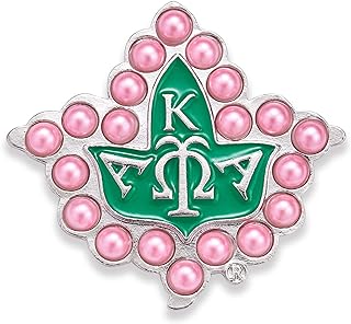 Paraphernalia Sorority Gifts Brooch Pin Sorority Gifts for Women Pink Pearl Brooch Pin graduation gift