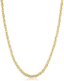 14k Yellow Gold Filled 3.6 mm Double Cable Link Chain Necklace for Women (16, 18, 20, 24 or 30 inch)