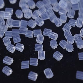 Silicone Earring Backs, 120pcs Earring Backings Clear Clutch Stopper Replacement for Stud Fishhook Earrings Hoops, Earring Stoppers Replacement