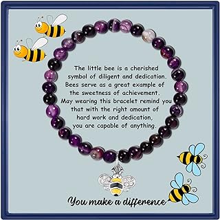 Bees Lover Gift Bees Spirit Animal Gift Bee Charm Bee Bracelet Jewelry Inspiration Gift for Friend