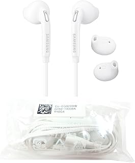 Samsung Écouteurs Intra-Auriculaires pour Adultes avec Prise Jack 3,5 mm et Son Stéréo, Blanc. Parfaits pour les Amateurs de Musique sur Mobile