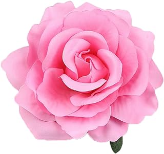 DreamLily Rose Flower Hair Clip Flamenco Dancer Pin up Flower Brooch BC10 (Light Pink)