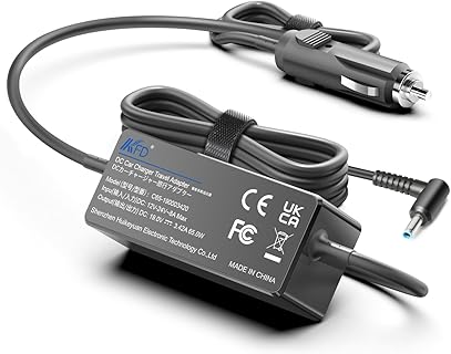 KFD 840 g1 Laptop Autoladegerät mit USB und Kurzschlussschutz, 65W DC Adapter für PC und 24V Zigarettenanzünder. Ideal für Geschäftsreisende und LKW-Fahrer