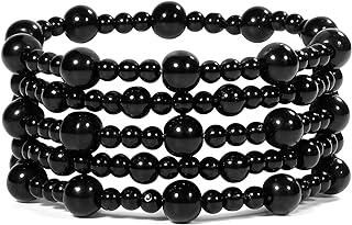 Bead Chain Turquoise Charm Bracelet Glass Material for Women, Perfect Gift for Friends and Family