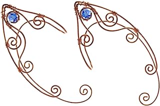 2pcs Elf Earrings Jewelry Ear Bone Ear Wraps Gold Pearl Earrings Non-piercing Earring Wire Elf Ear Cuff Elf Ears Earrings for Prom Delicate Metal Miss Clothing