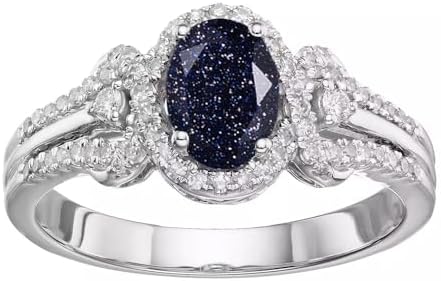 Custom 20 Styles Gemstones Rings for Women Oval Silver Gold Blue Sandstone/Sapphire/Emerald Statement Ring Engraved Promise Ring 1-5 Carats