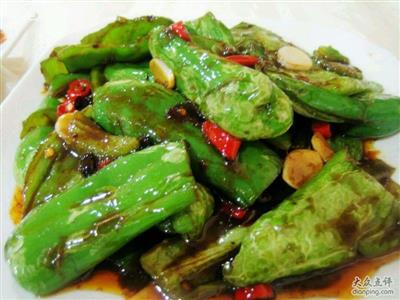 虎皮辣子的制作方法