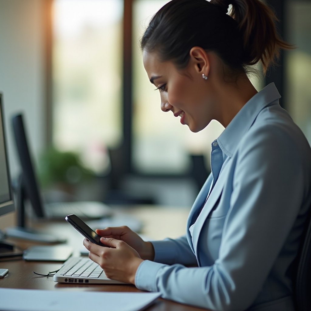 Note de service: téléphone personnel au travail