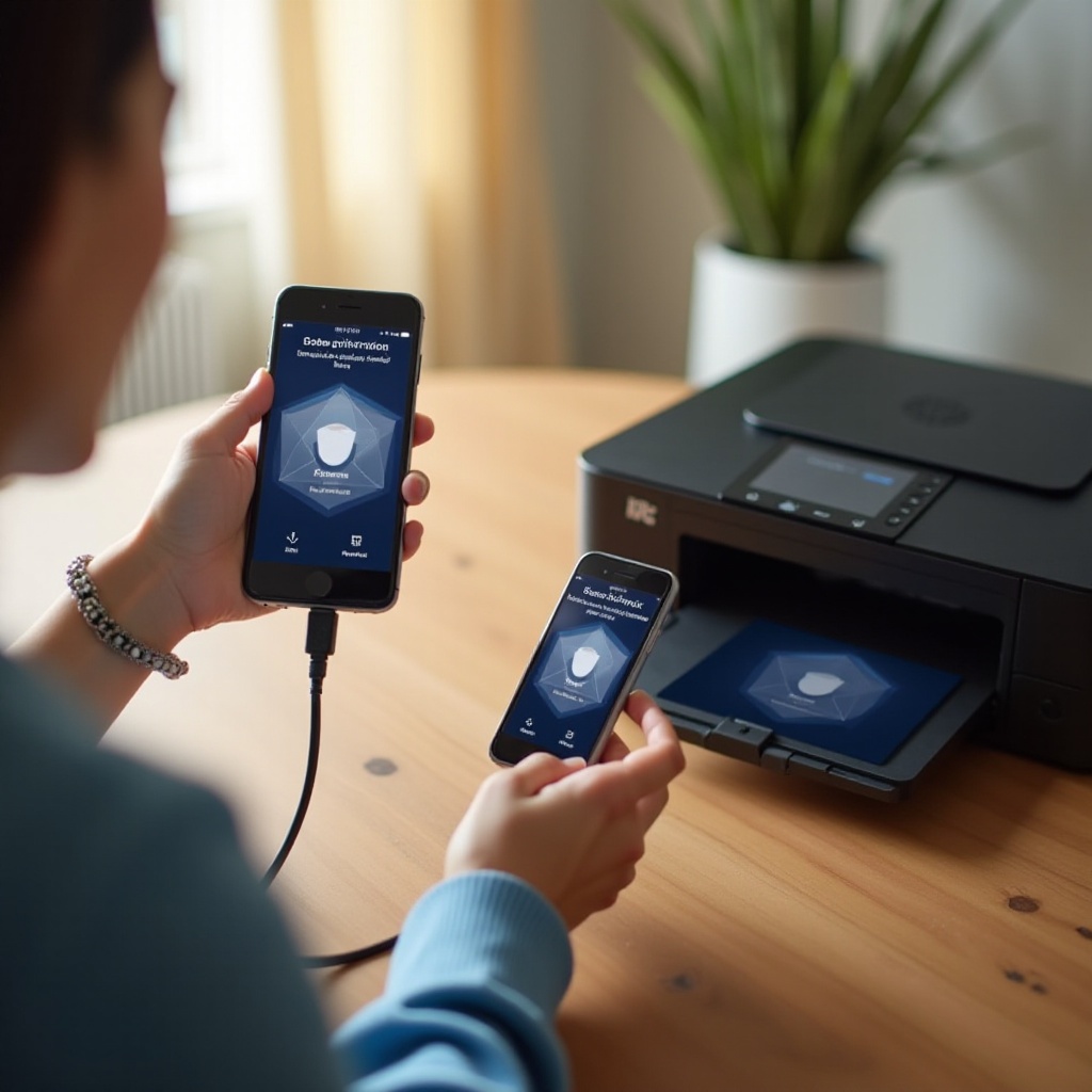 Epson Drucker mit Handy ohne WLAN verbinden: Anleitung