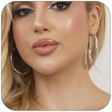 Silver Hoop Earrings for Women Hypoallergenic 925 Sterling Silver Hoop Earrings Wave Large Silver Hoop Earrings Lightweight Big Silver Earrings for Women Girls 40/50/60MM