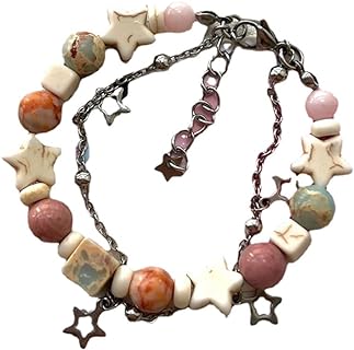 Y2K Star Bracelet for Women Cute Beaded Bracelets Grunge Bracelets Y2K Jewelry Aesthetic Accessories Preppy Stuff