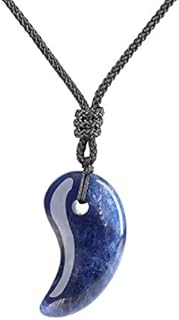 COAI Genuine Magatama Crystal Necklace for Women Men, Gift for him Gift for Her