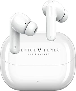 VENICE V TUNES 3M Bluetooth In-Ear Kopfhörer für Musik, Anrufe und Sport, mit aktiver ANC- und ENC-Gerauschunterdrückung, 30h Akkulaufzeit, IPX4-zertifiziert für den täglichen Gebrauch