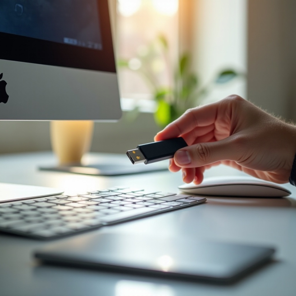 Wie man das Flash-Laufwerk auf einem Mac im Jahr 2024 findet.