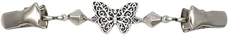 Filigree Butterfly Collar Clip Brooches Lapel Pin for Women Girls Vintage Retro Butterflies Animal Shirts Shawl Coat Breastpin Cardigan Waist Costume Dress Accessories Decoration Birthday Holiday