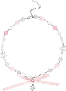 Coquette Faux Pearl Choker Necklace, Old Money Aesthetic Jewelry