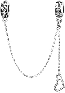 TGLS Women Girls Celtic Knot Mama Bear Heart Dog Paw Safety Chain Charm Beads Compatible With Pandora Charms Bracelets