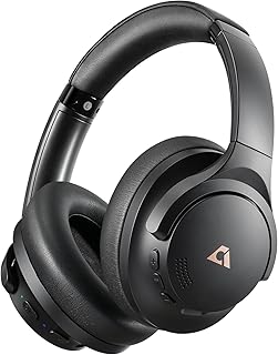 Casque 1Mii Y8 Bluetooth sans Fil à Réduction de Bruit Hybride avec Son LDAC Hi-Res Audio et 75H dAutonomie, Confortable et Pliable pour les Voyages et les Déplacements Quotidiens