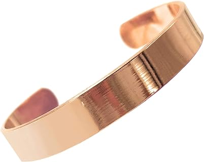 Pure Copper Adjustable Kada Bracelet For Men and Women. Arthritis And Joint Pain Natural Handmade Cuff/Kada Bangle from India.
