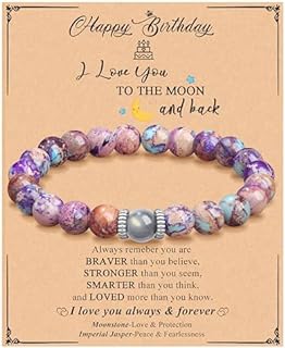 Gifts for Women Teens Stretch Beaded Bracelets for Women Birthday Christmas    Women Jewelry for Mom Daughter Wife Sister Grandma Aunt