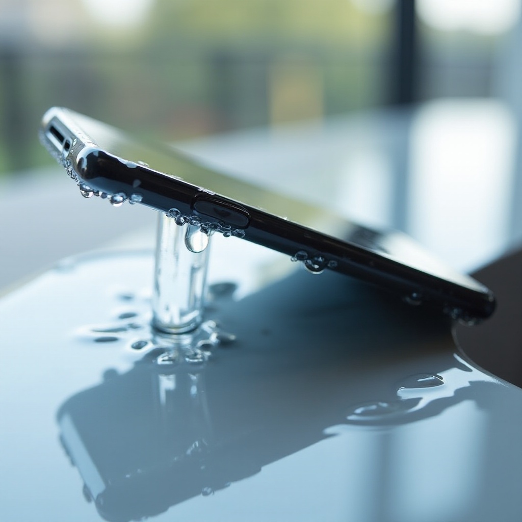 how to remove water in phone