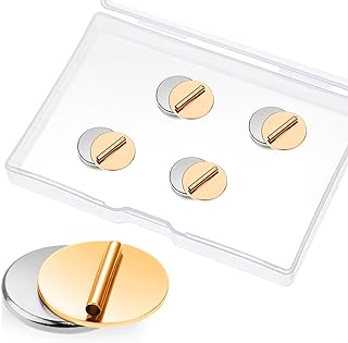 5PCS Brooch Converter, Convert Pin to Magnet, Magnetic Pin Backs, Almost Invisible Magnetic Brooch Converter for Silk Scarf Shirt Thin Fabric