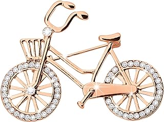 Pin-Clasp Alloy Bicycle Brooch Pin with Sports Theme Design for Cyclists and Sports Enthusiasts