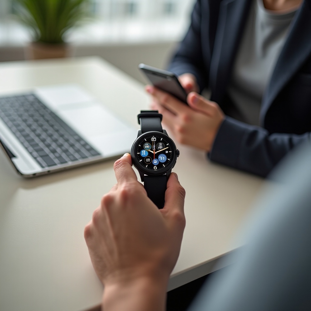 como cambiar la hora en un smartwatch chino